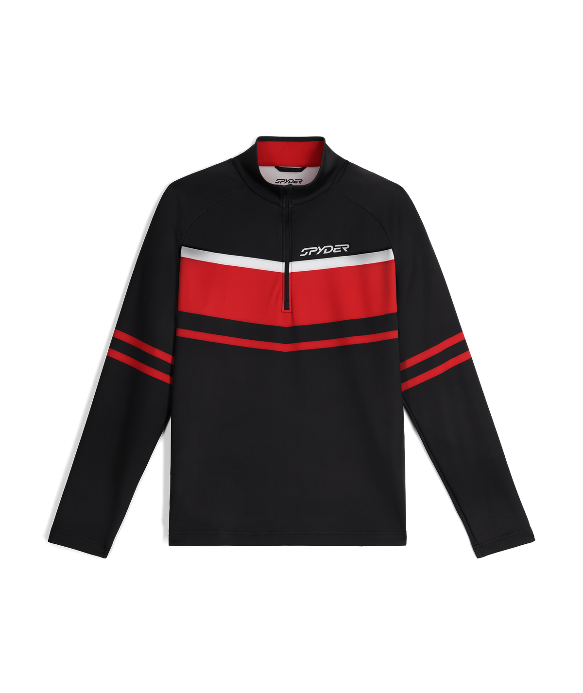 Men's Legacy Half Zip T-Neck - Black