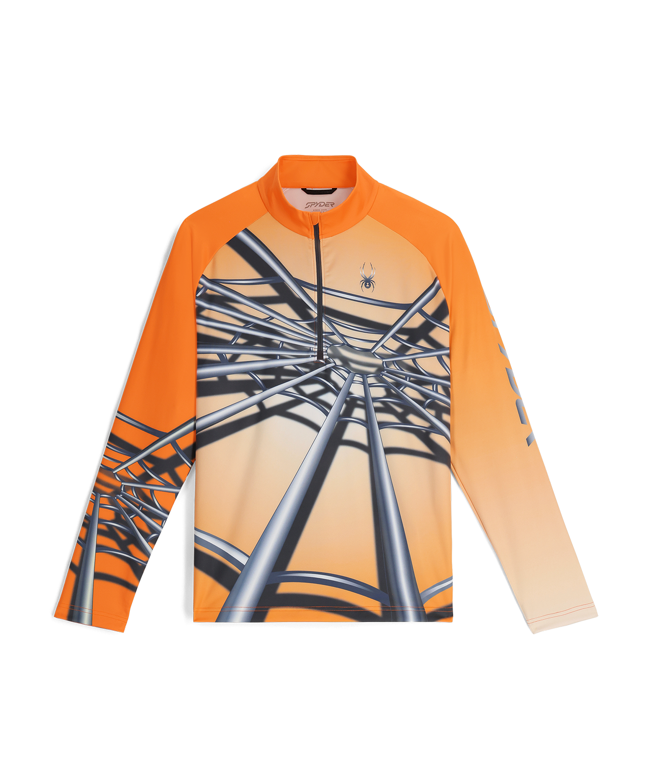 Men's Legacy Half Zip T-Neck - Flash Orange – Spyder