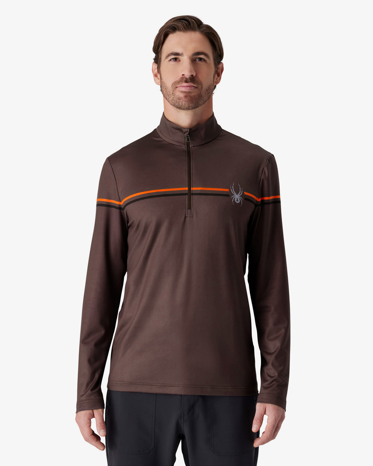 Men's Legacy 1/2 Zip - Mocha