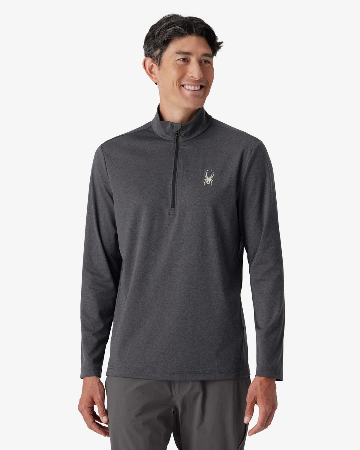 Men's Prospect 1/2 Zip - Black Melange