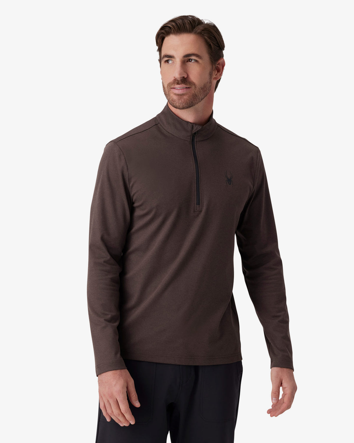 Men's Prospect 1/2 Zip - Mocha Melange