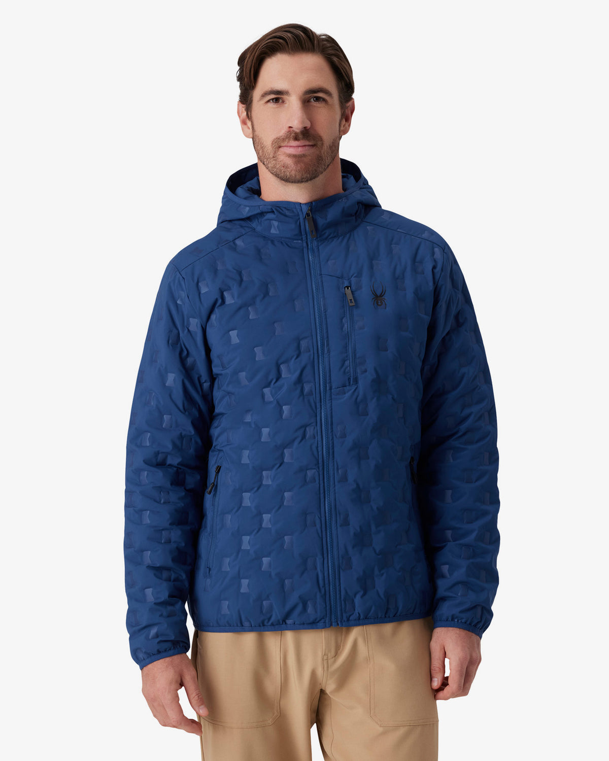 Men's Zenith Hooded Down Jacket - Indigo