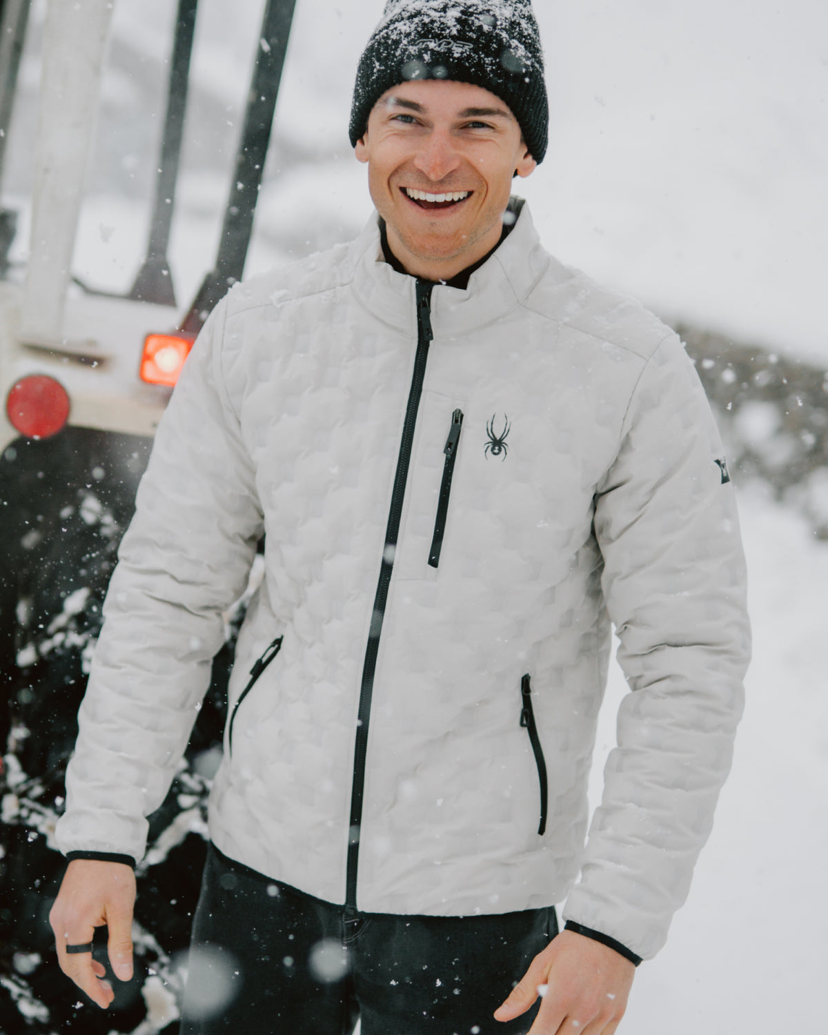 Men's Zenith Down Jacket - Light Grey