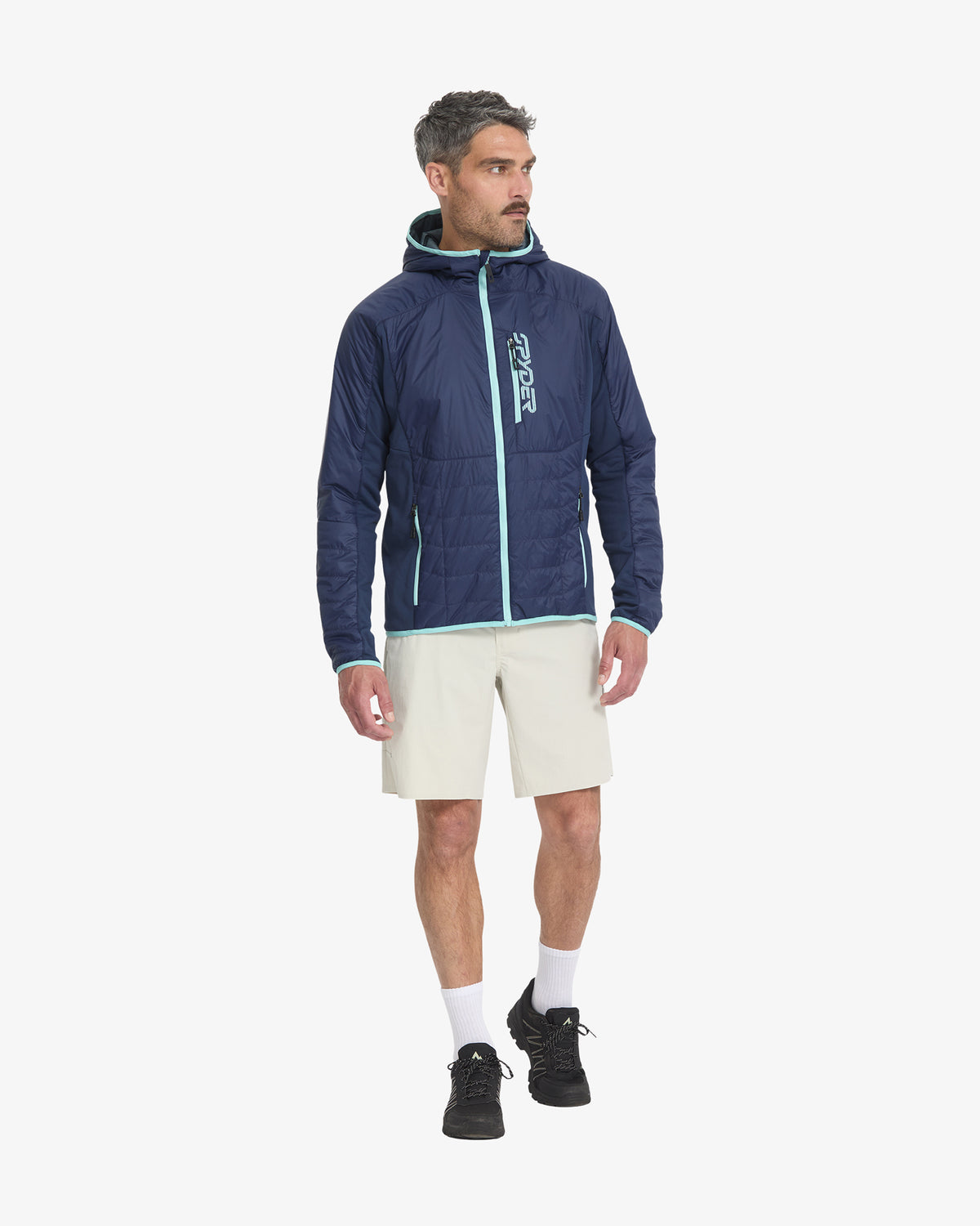 Men's Glissade Hooded Jacket - True Navy