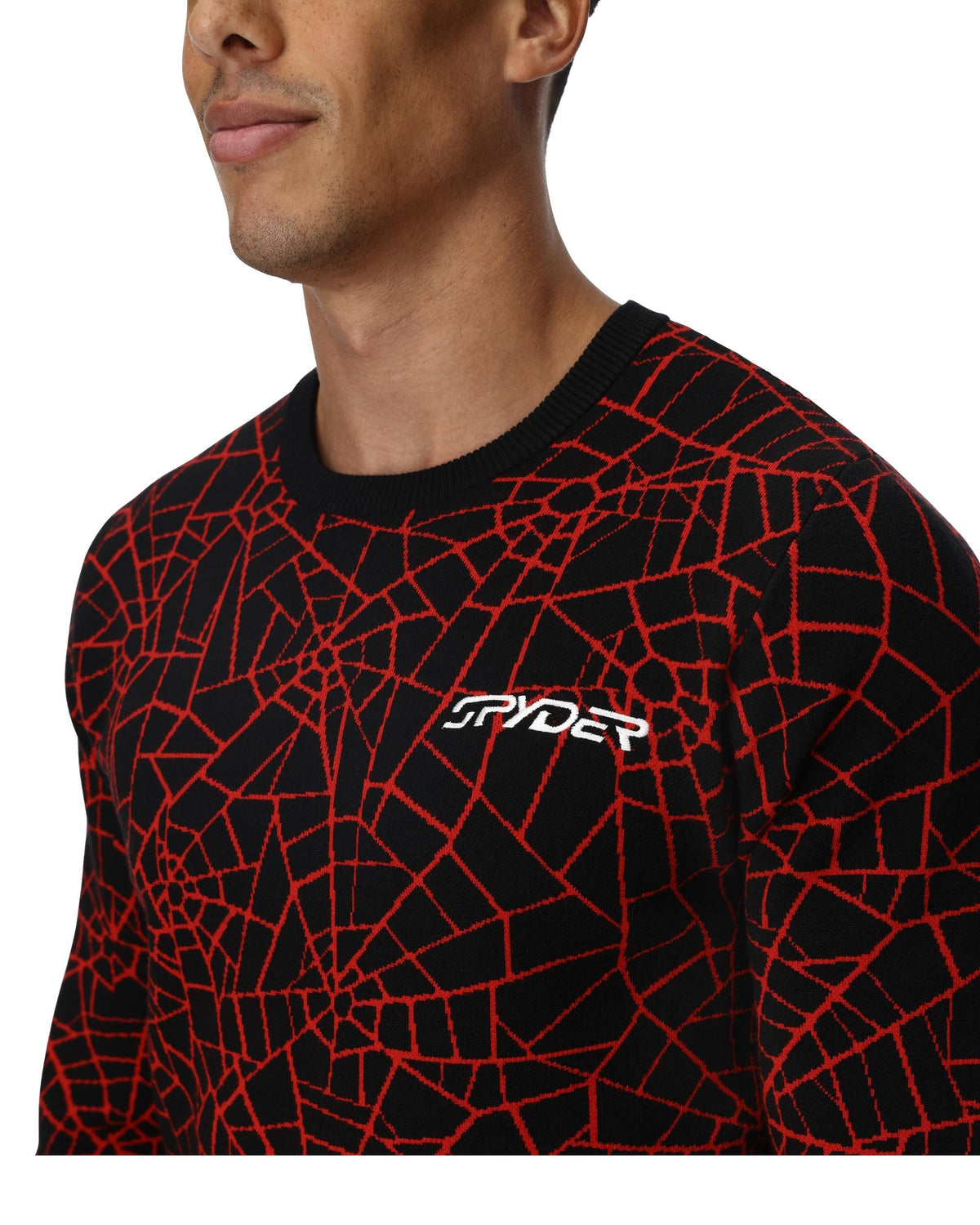 Men's Soelden Sweater - Spyder Red