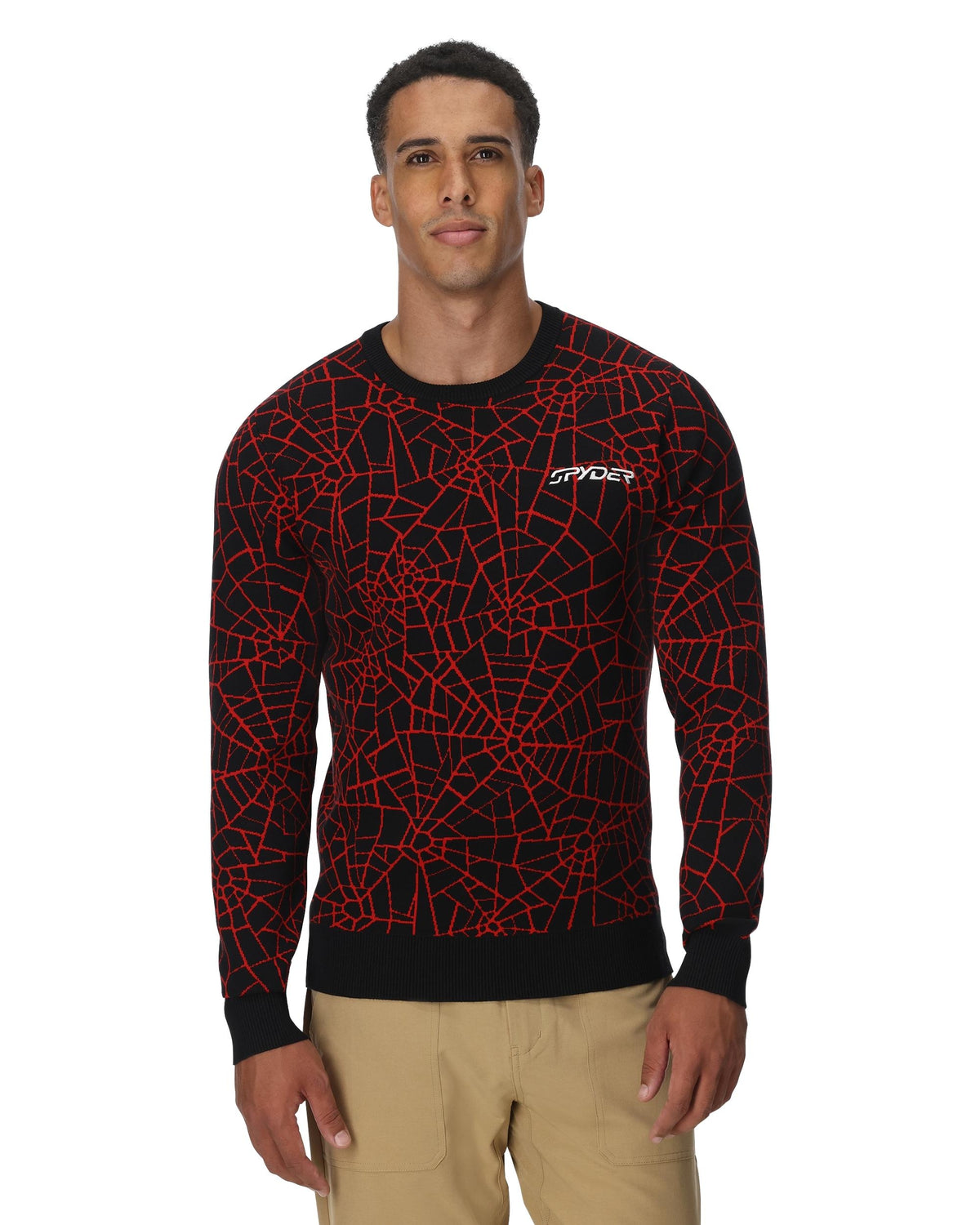 Men's Soelden Sweater - Spyder Red