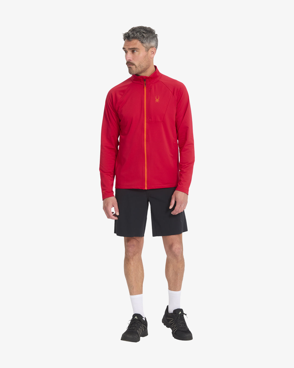 Men's GridWeb™ Fleece - Spyder Red
