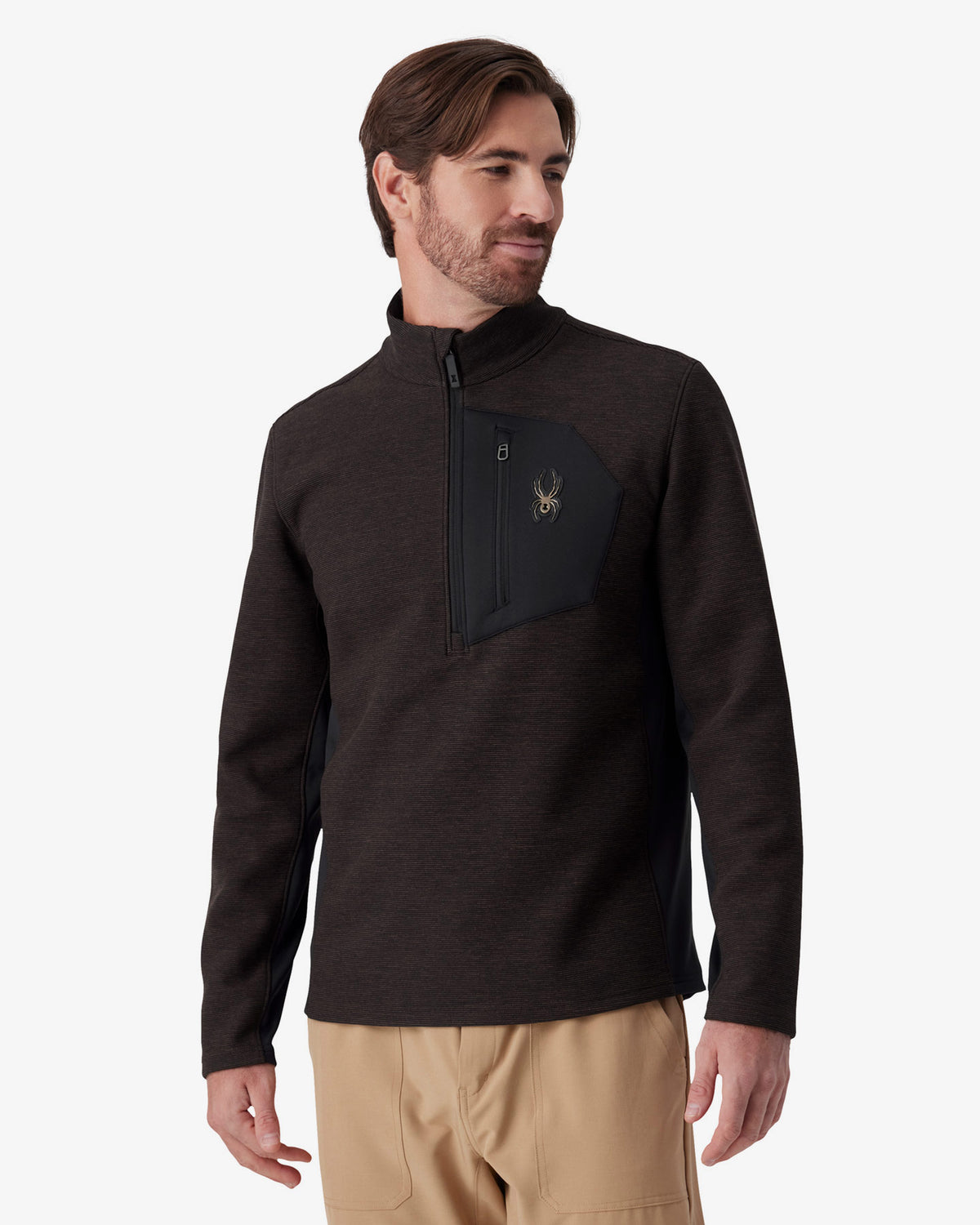 Men's Bandit Sweater Fleece 1/2 Zip - Mocha Melange