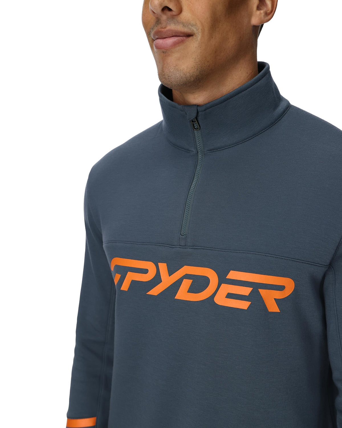 Men's Speed Fleece Half Zip Jacket - Slate Blue