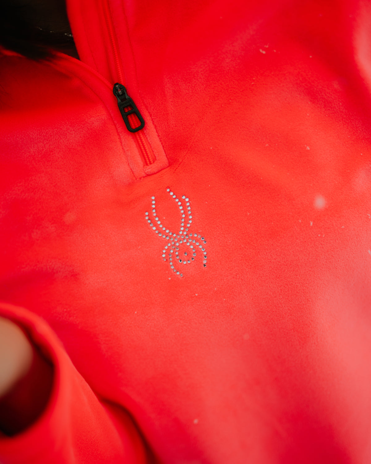Women's Shimmer Bug 1/2 Zip - Electric Coral