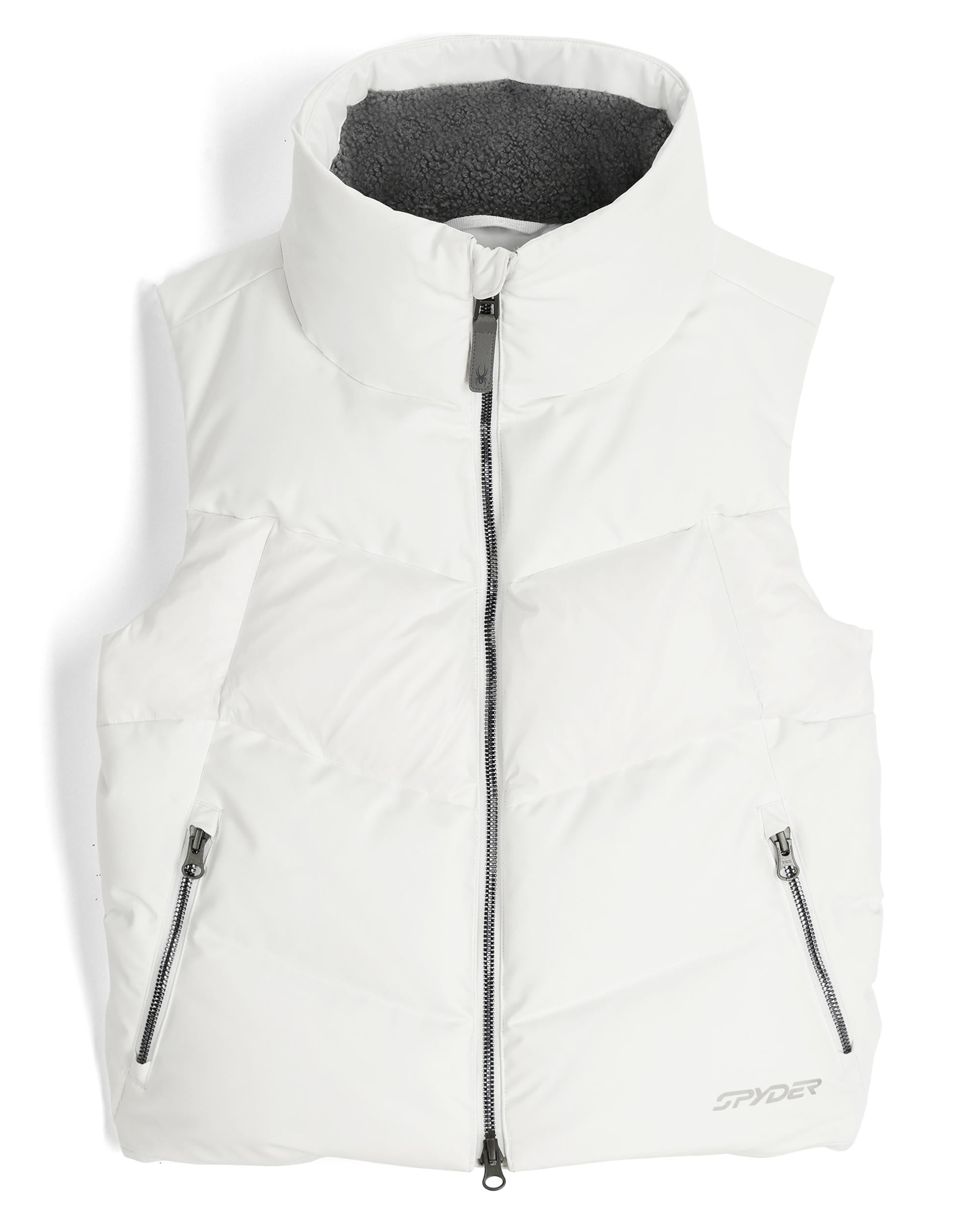 Womens Eastwood Down Vest - White – Spyder