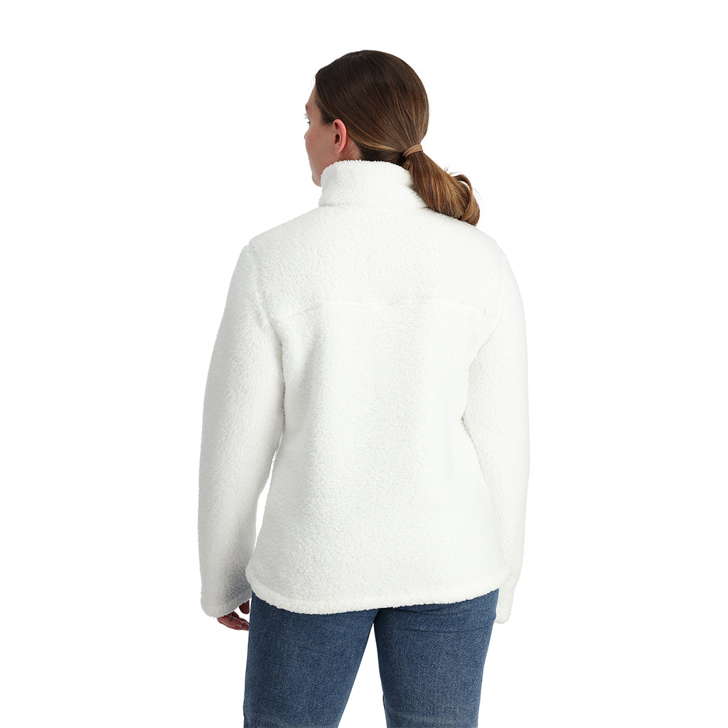 Womens Slope Quarter Zip - White