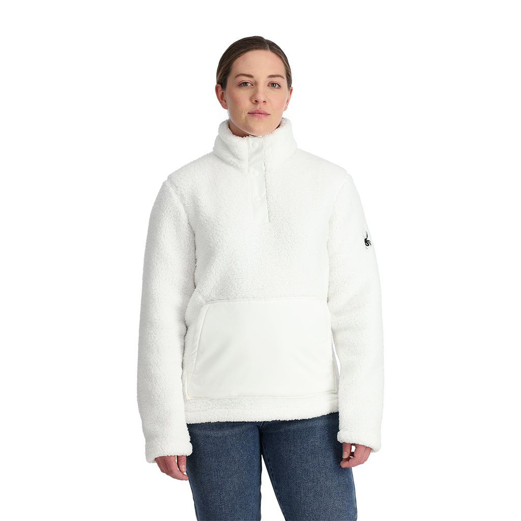Womens Slope Quarter Zip - White