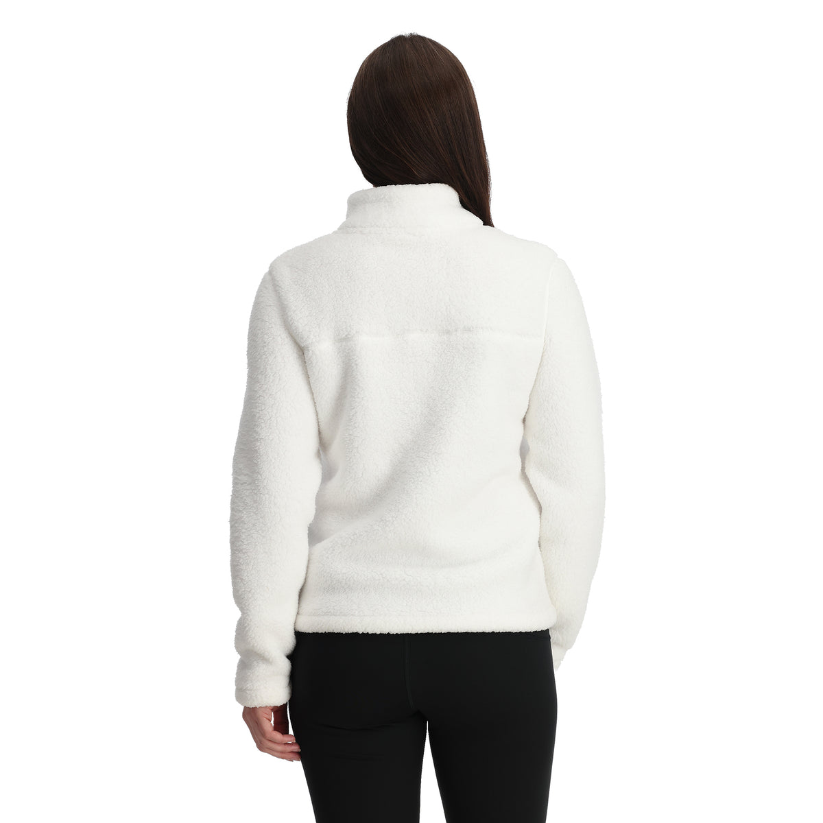 Womens Slope Quarter Zip - White