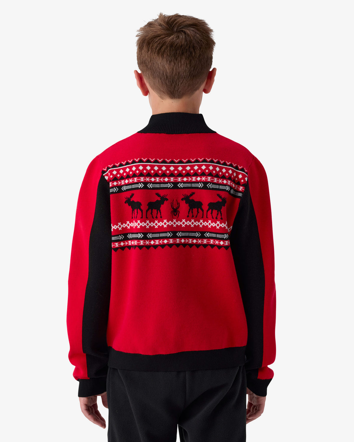 Boys' Blizzard Ski Sweater - Spyder Red