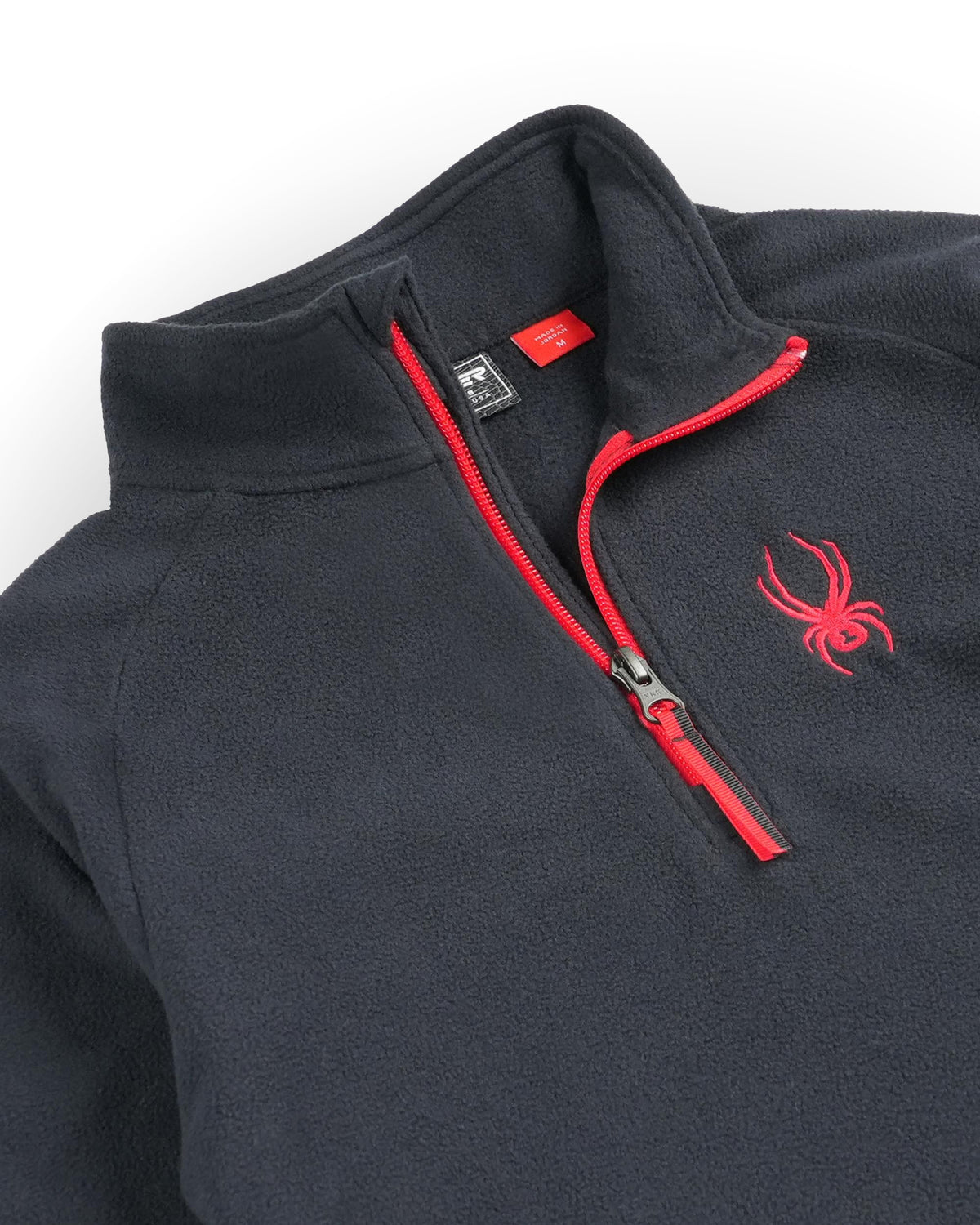 Kids Speed Fleece Half Zip Zip T-Neck - Black