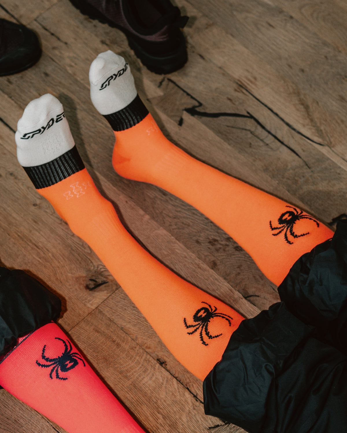Men's Pro Liner Ski Socks - Fusion Orange