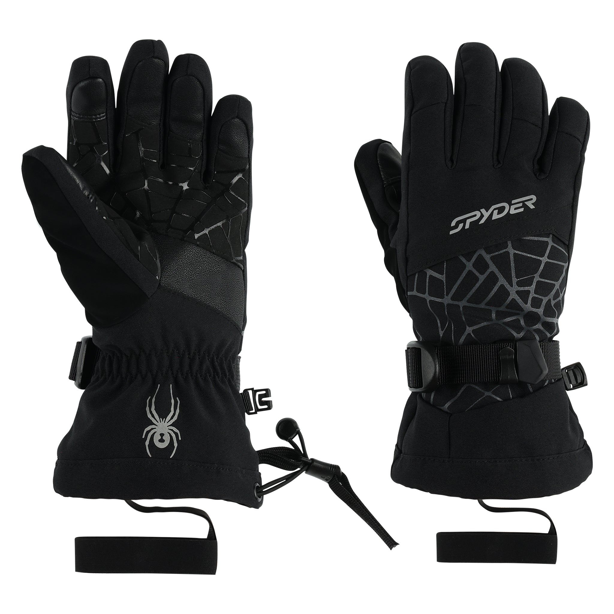spyder damen handschuhe Spyder Overweb Gloves Boys Black S