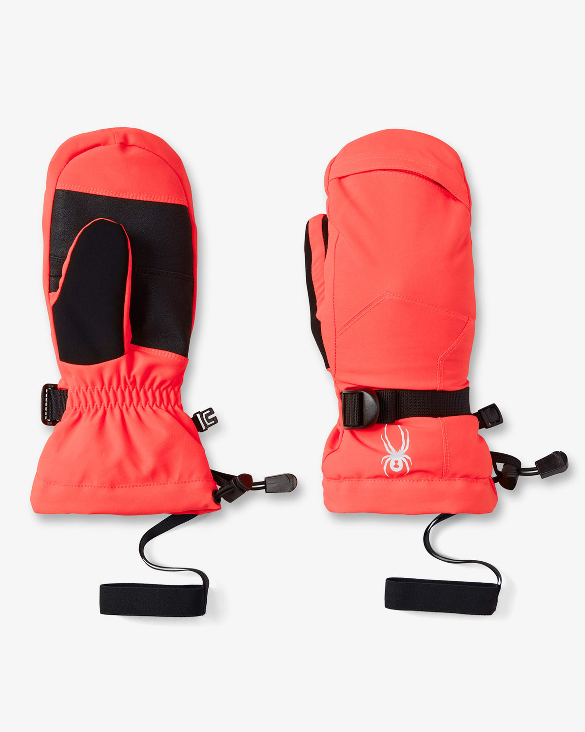 Boys' Youth Finn Ski Mittens - Electric Coral