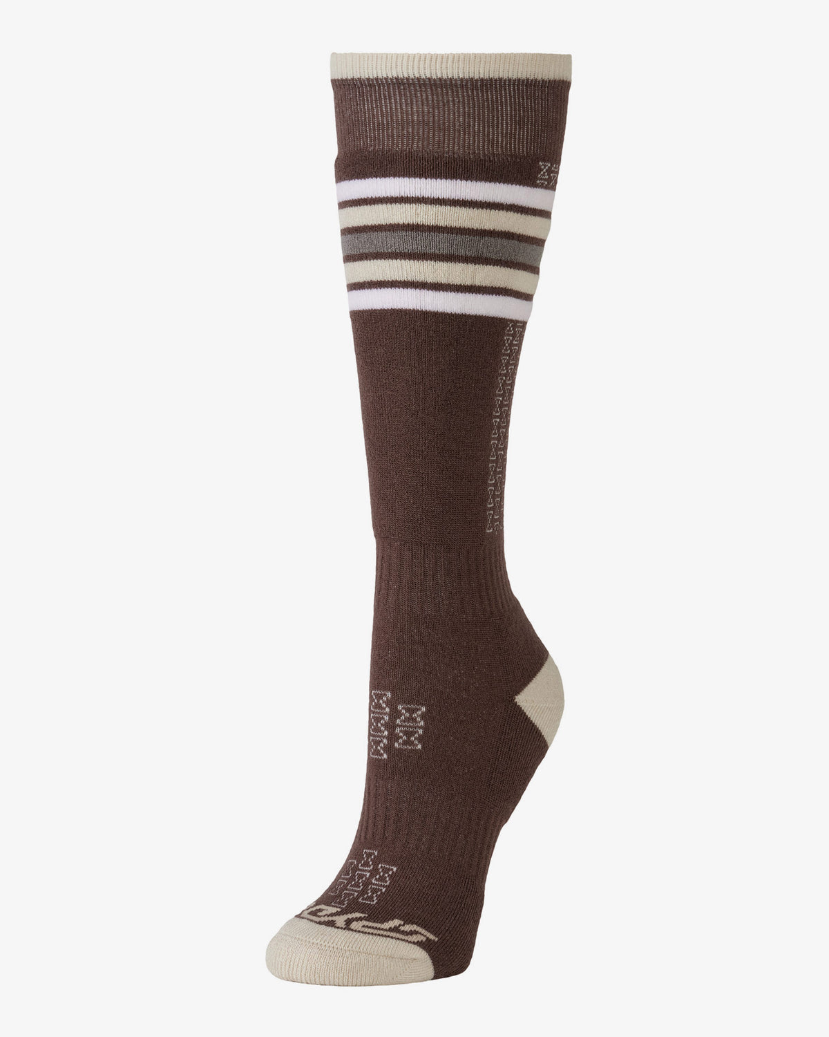 Boys' Youth Sweep Ski Socks - Mocha