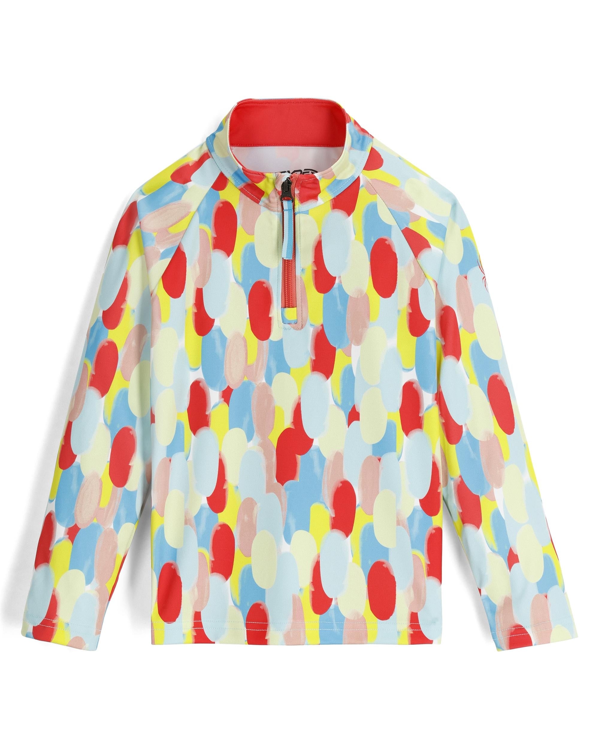 Little Girls Reflect Half Zip T-Neck - Coral Haze Sprinkles – Spyder