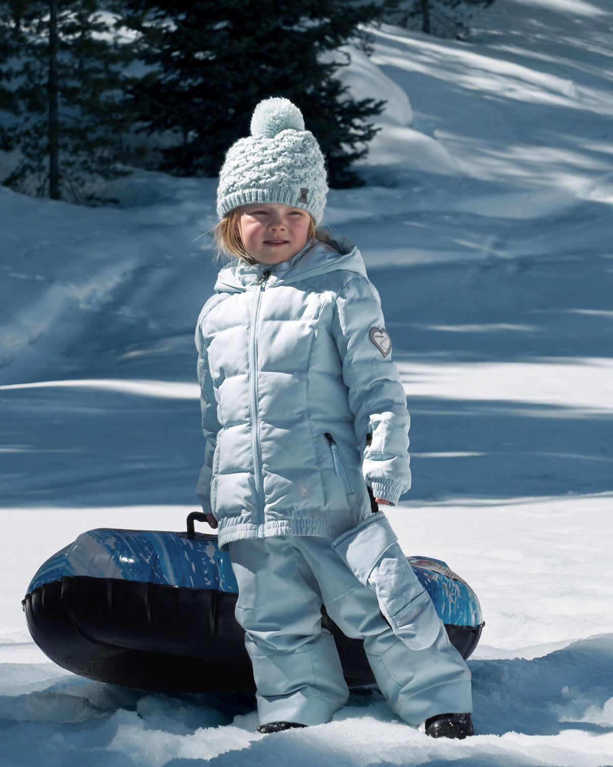 Girls' Brrr Berry Hat - Cloudy Blue