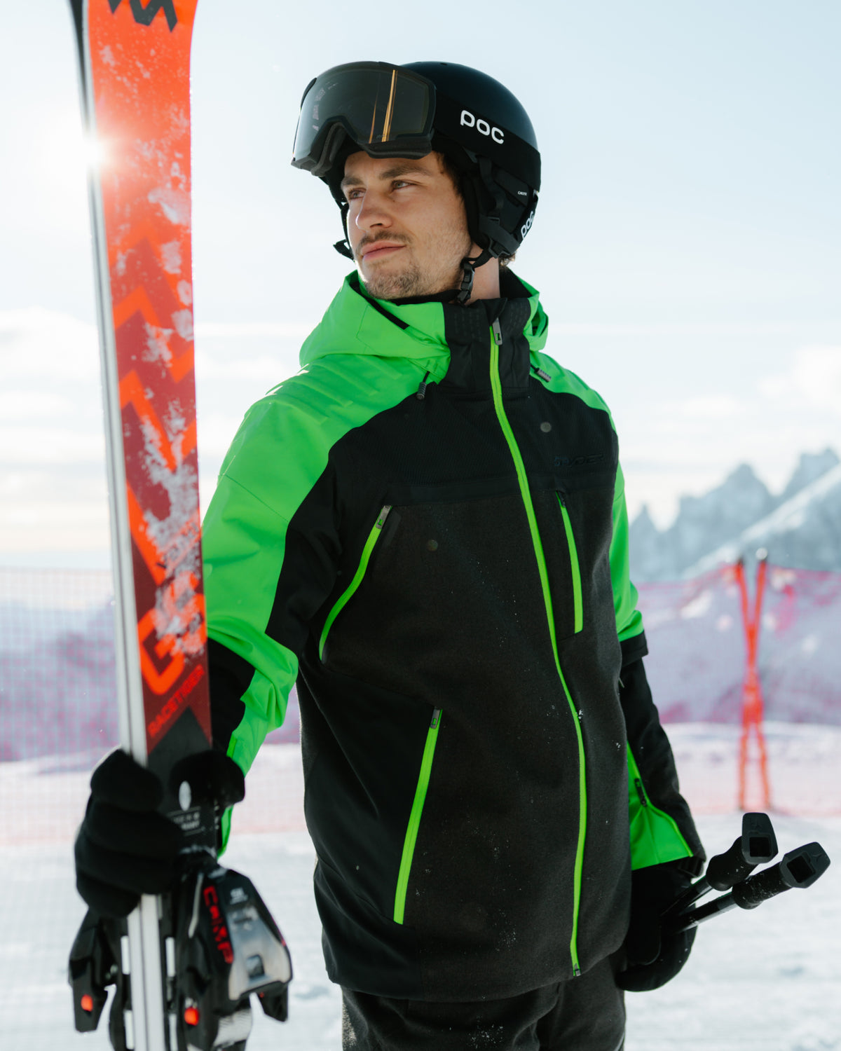 Men's Vanqysh Melange Jacket - Black Melange