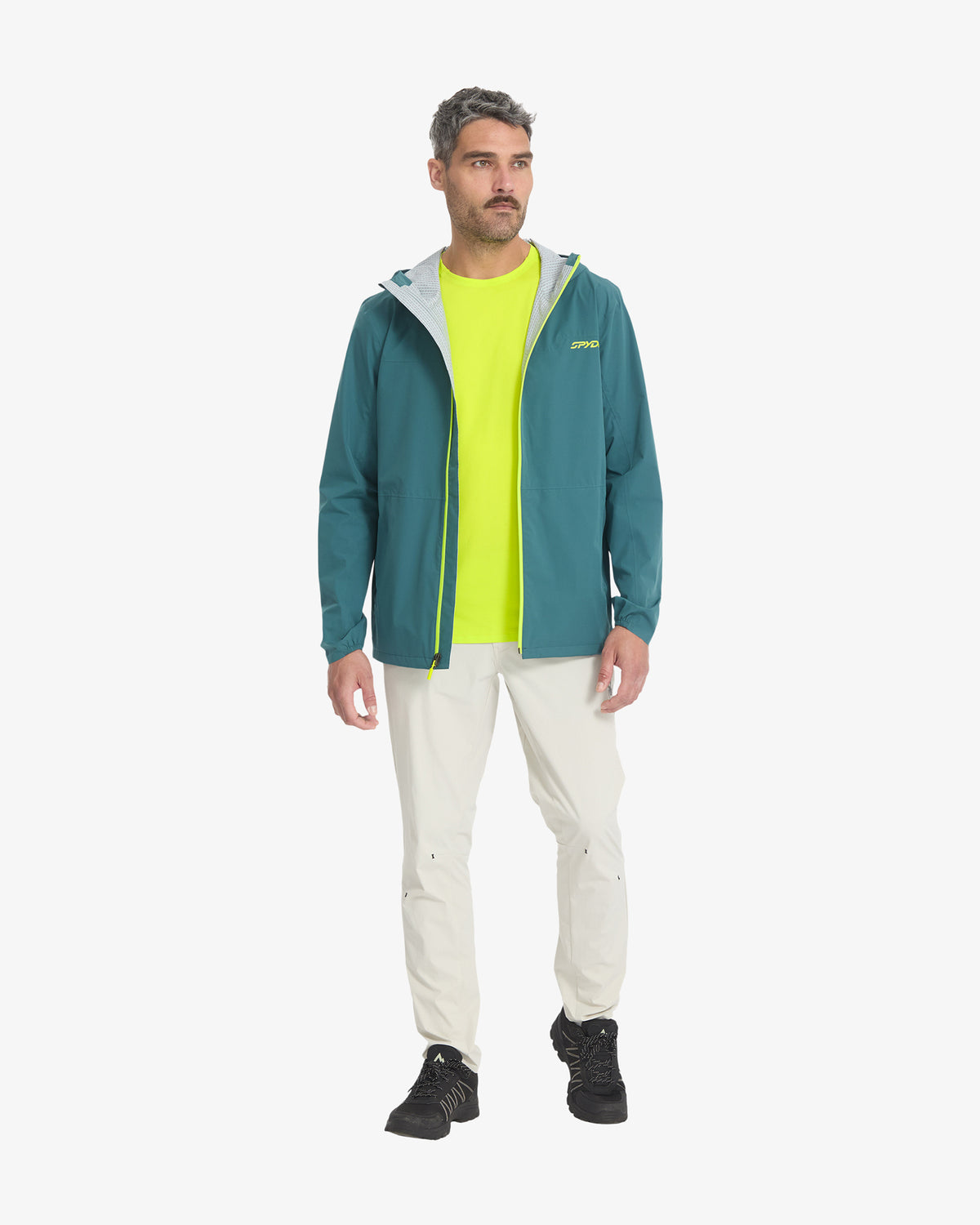 Men's Clutch Rain Shell Jacket - Petrol
