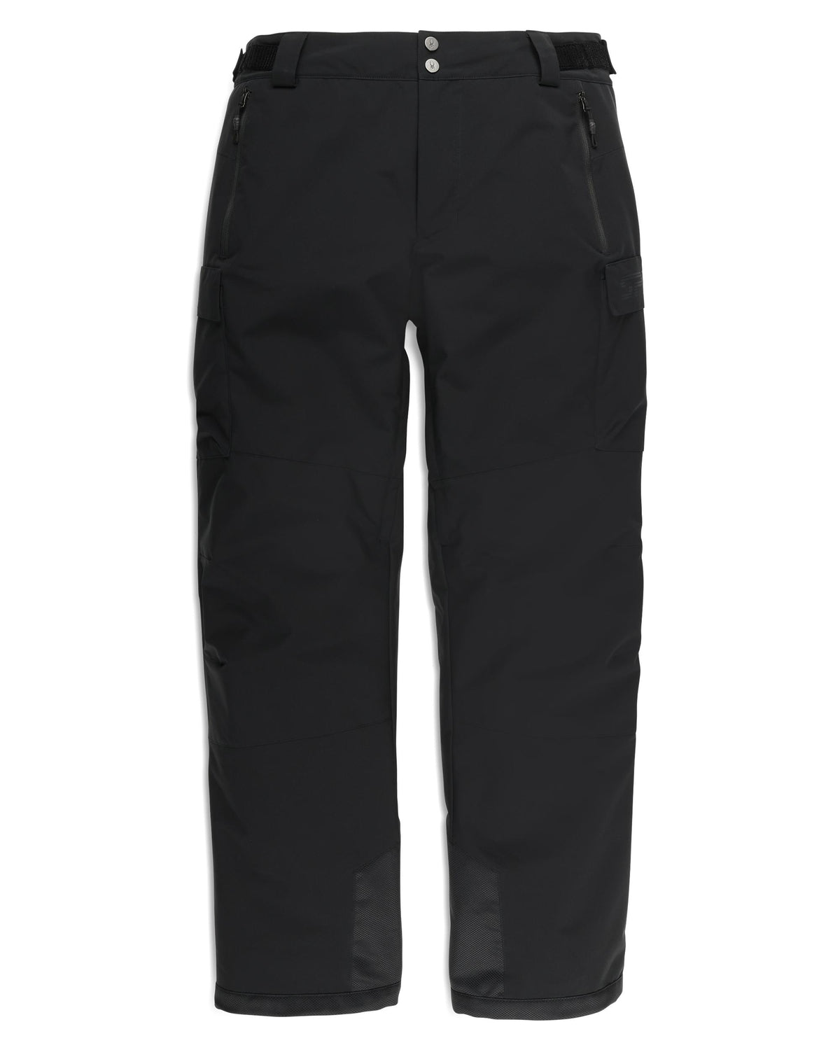 Black pants on a white background