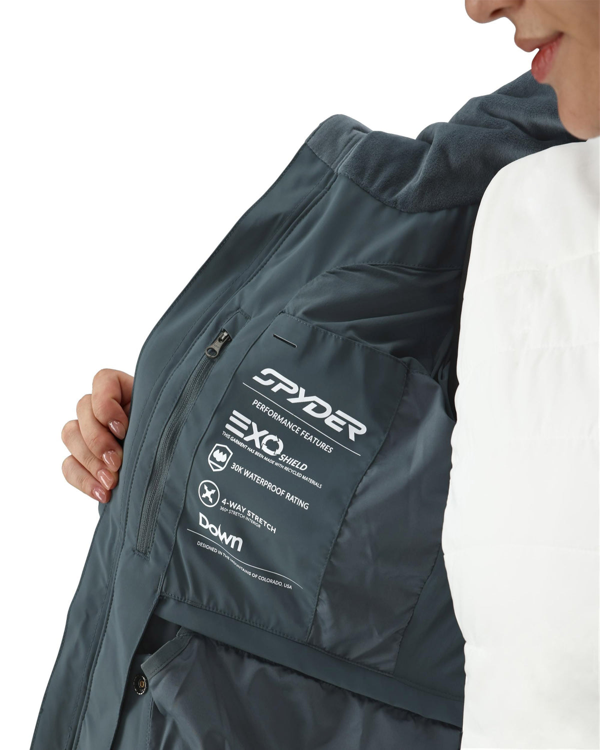 Women's Falline Down Jacket - Slate Blue
