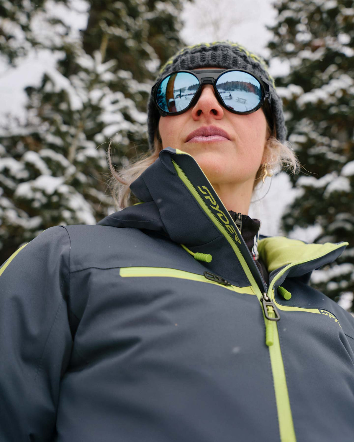 Spyder Women's Titania Jacket in Slate Blue – view 4