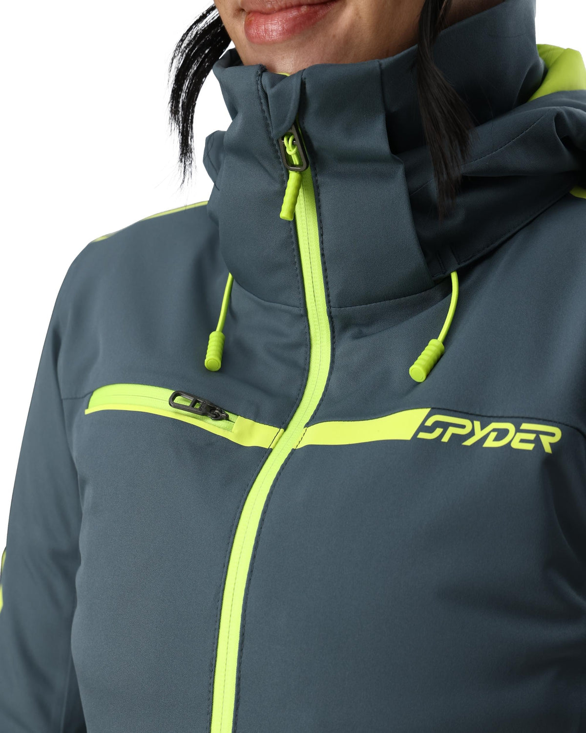 Spyder Women's Titania Jacket in Slate Blue – view 3