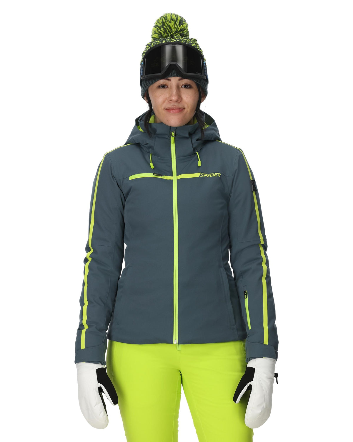 Spyder Women's Titania Jacket in Slate Blue – view 7