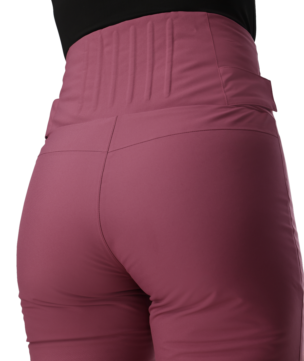 Maroon pants on a white background
