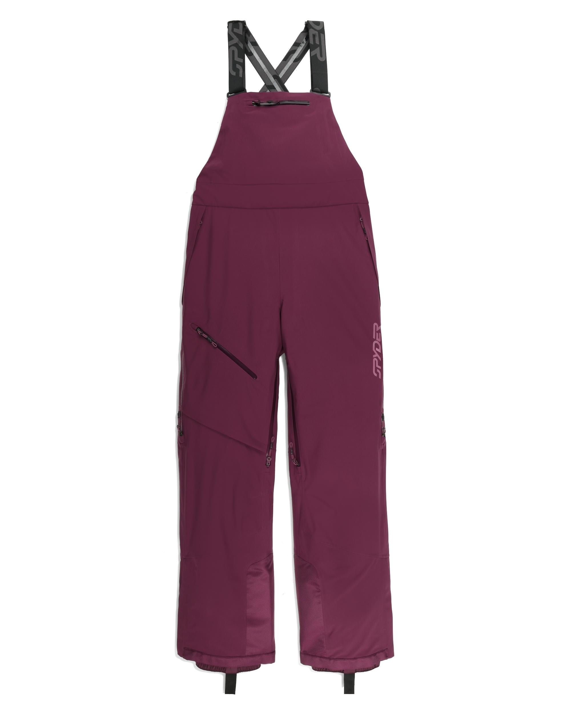 Women's Solitaire Bibs - Plum – Spyder