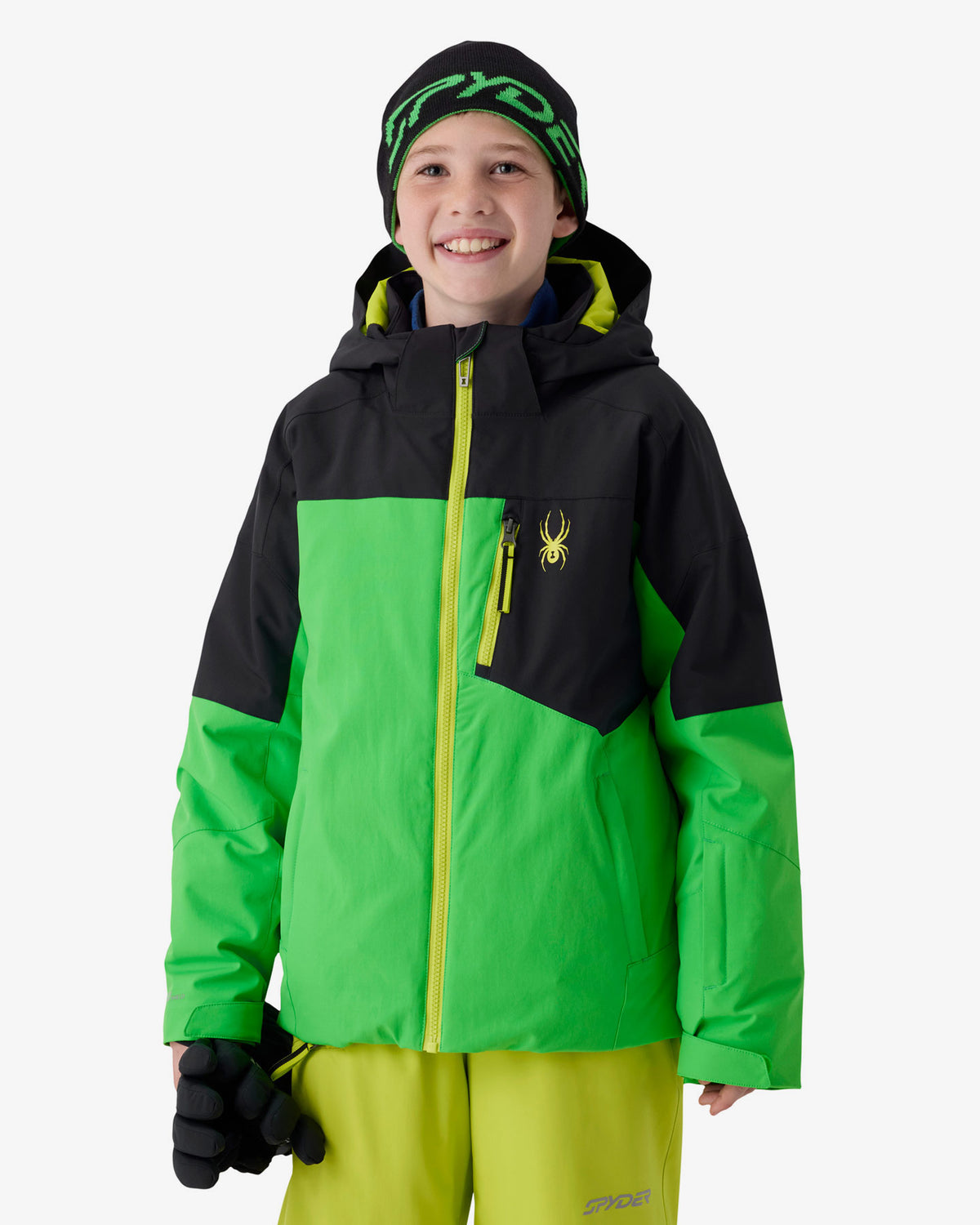 Boys' Leader Jacket - Strobe Green