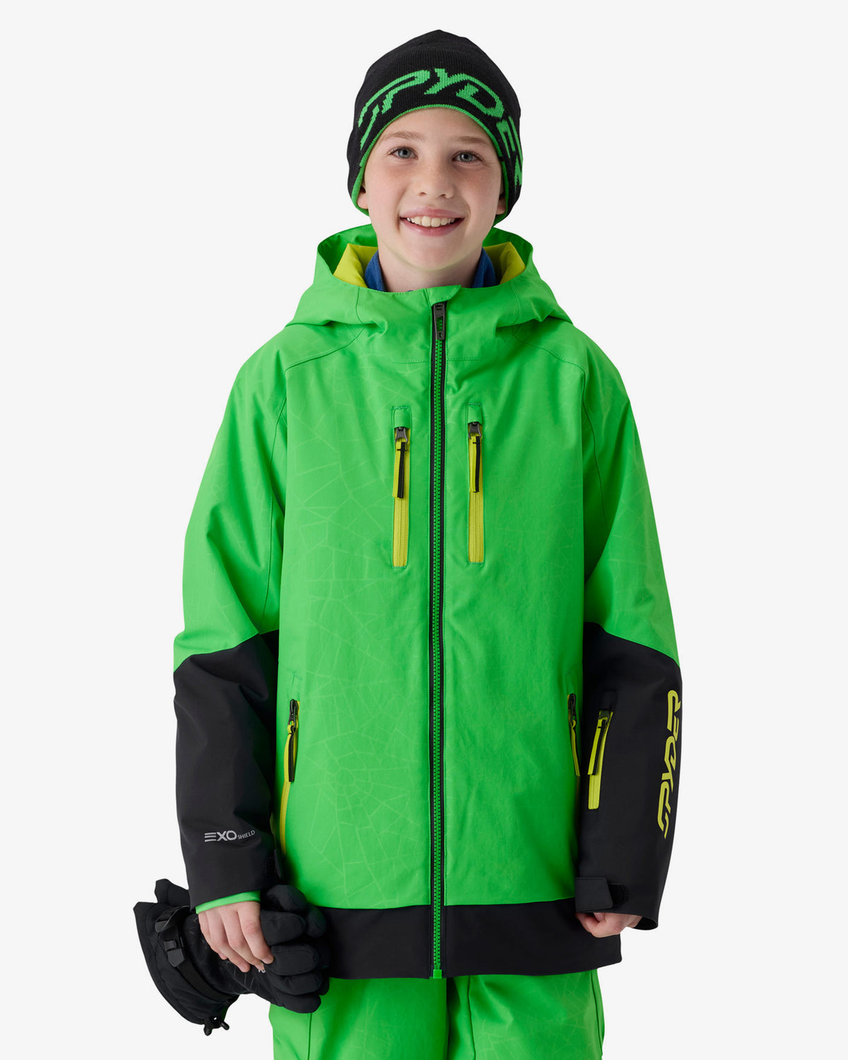 Boys' Davos Jacket - Strobe Green