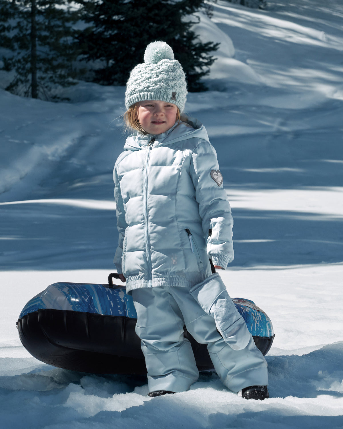 Girls' Zadie Synthetic Down Jacket - Cloudy Blue