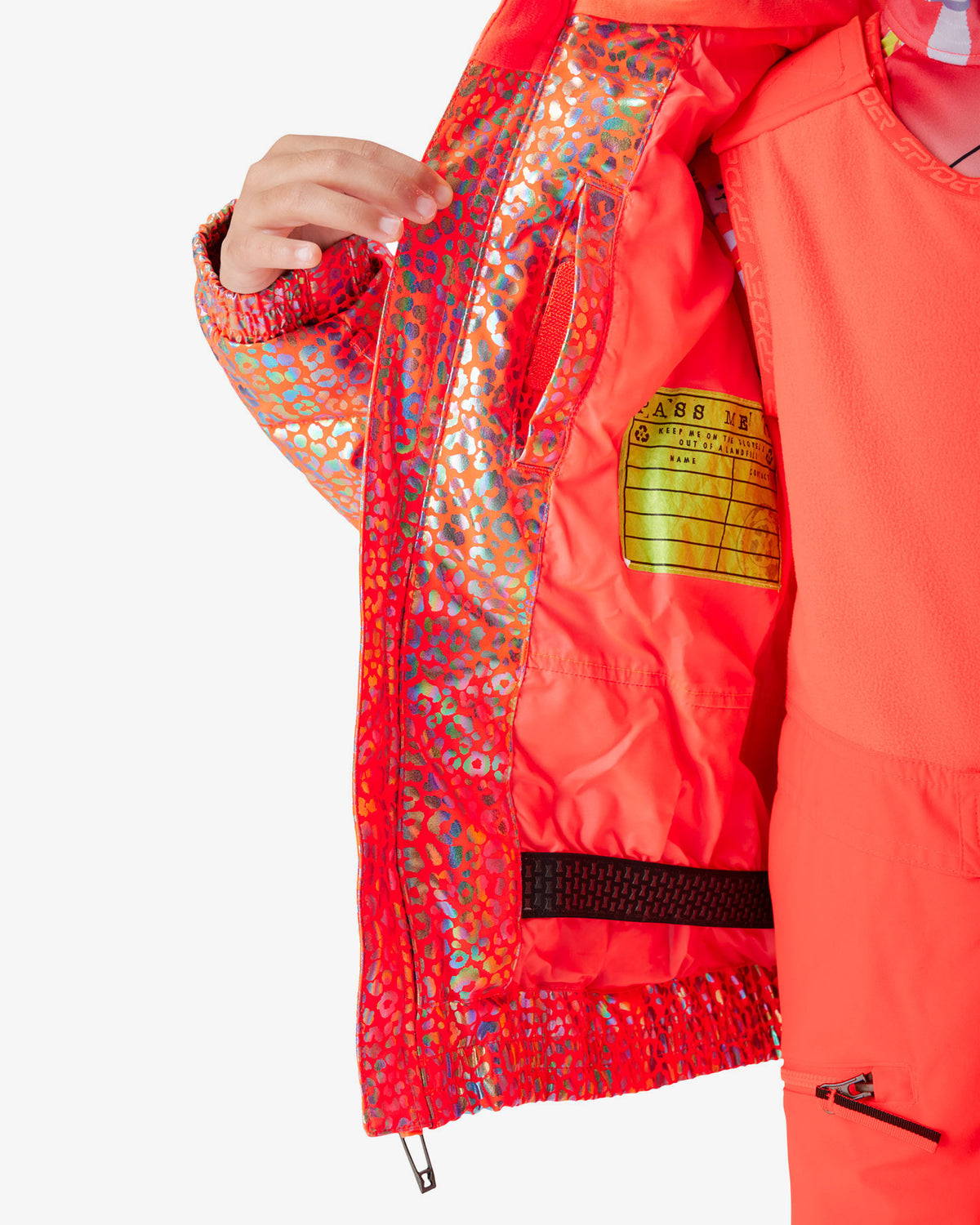 Girls' Zadie Synthetic Down Jacket - Leopard