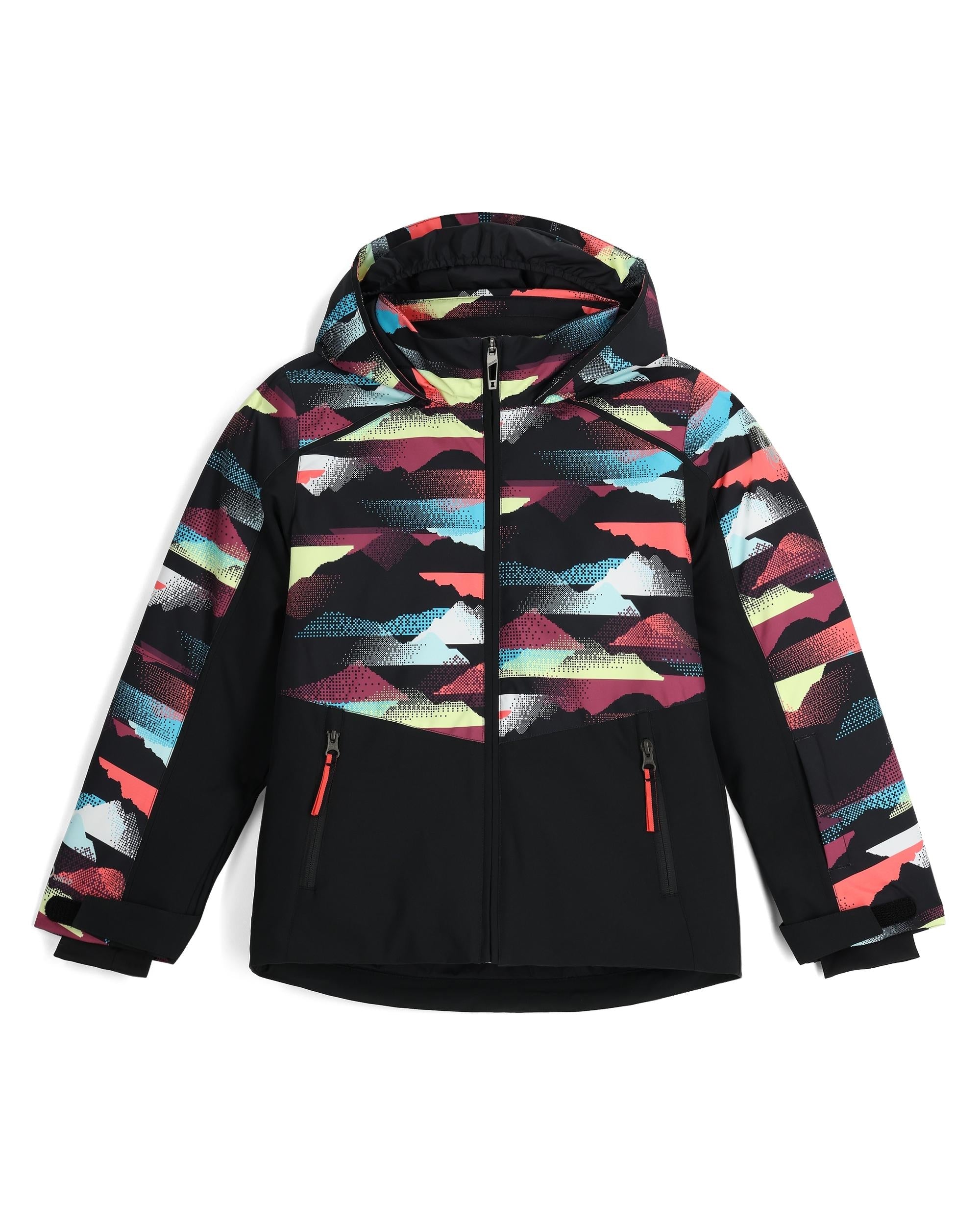 Girls Conquer Jacket - Multi Mountain Print – Spyder