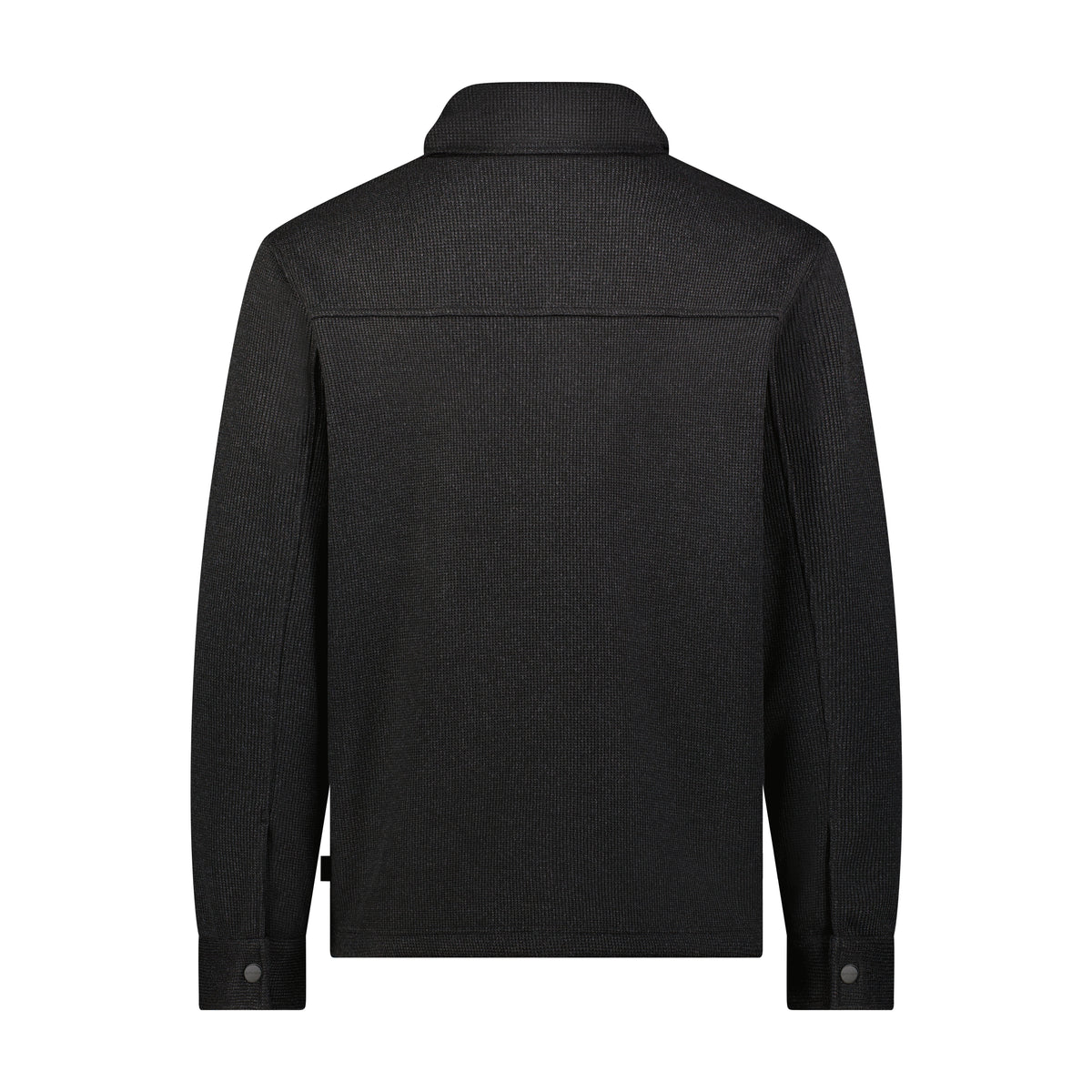 Spyder Men's Sweater Fleece Shacket in Black – view 2