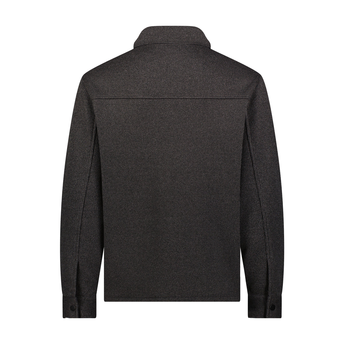 Spyder Men's Sweater Fleece Shacket in Pewter – view 2