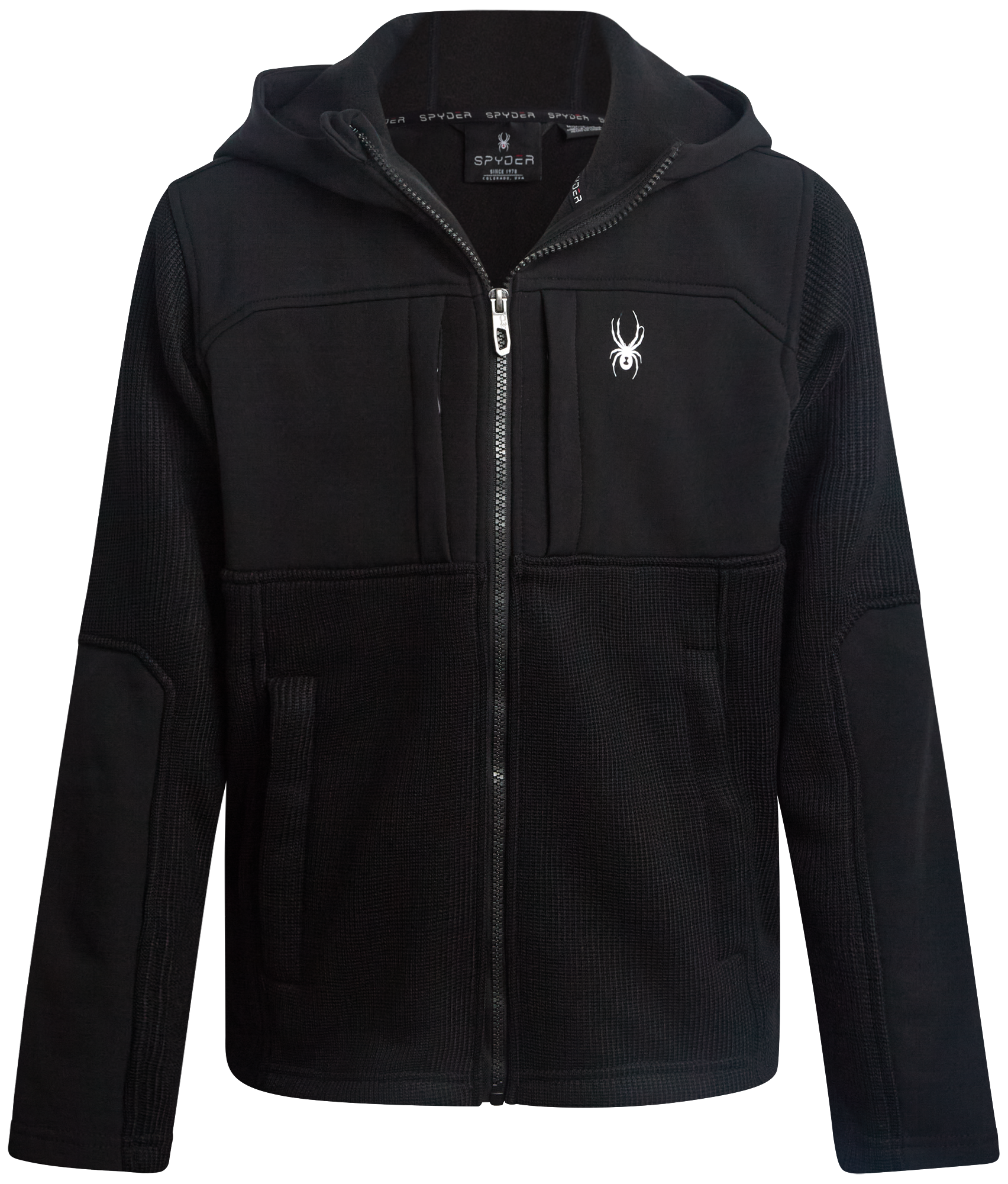 Boys Sweater Fleece Jacket - Black – Spyder