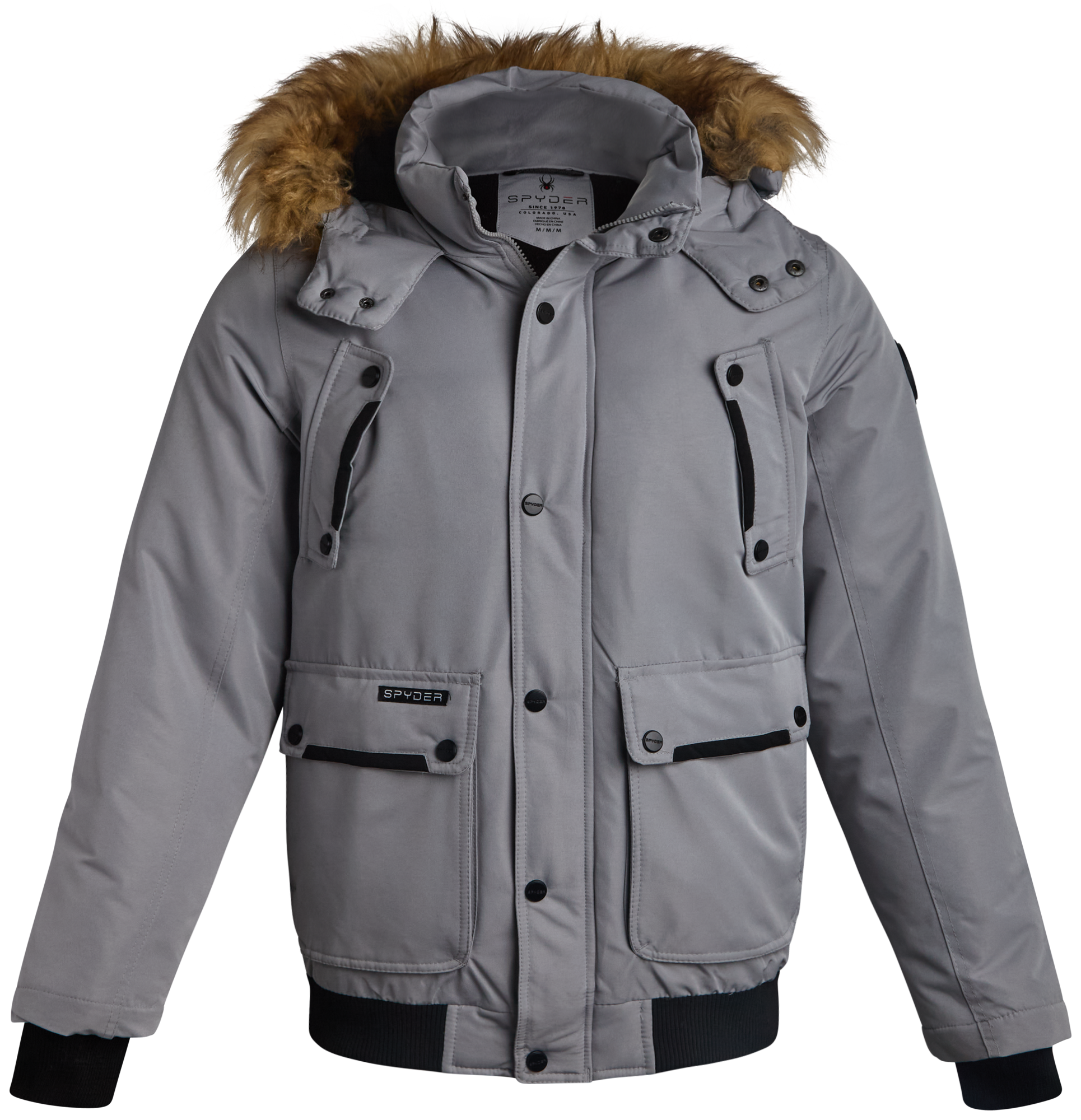 Boys Parka Jacket - Pewter – Spyder