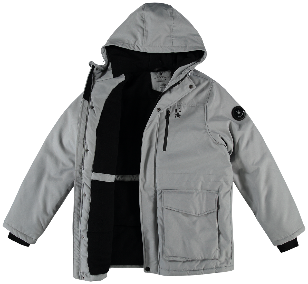 Men's Parka Jacket - Pewter