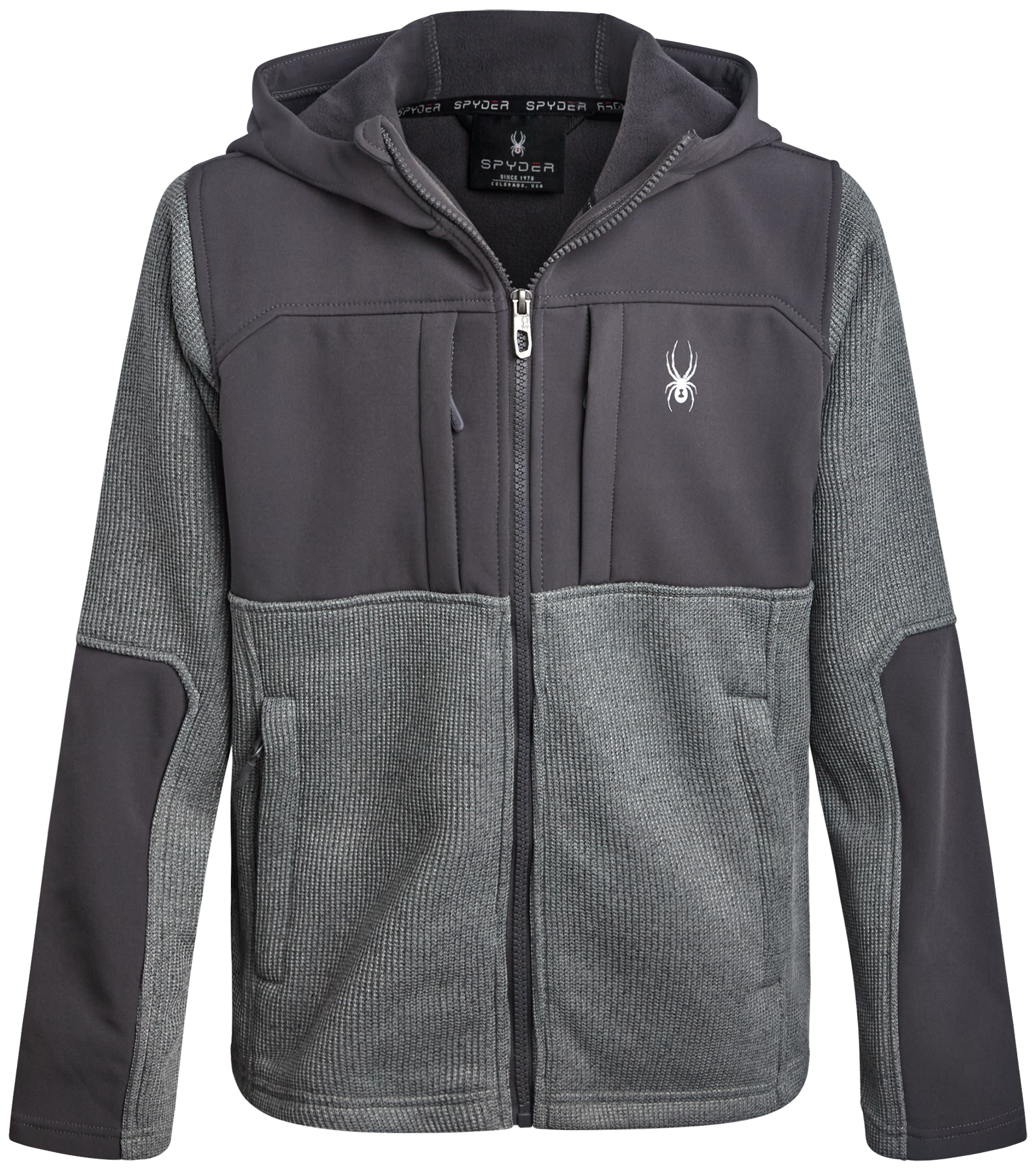 Boys' Sweater Fleece Jacket - Pewter – Spyder