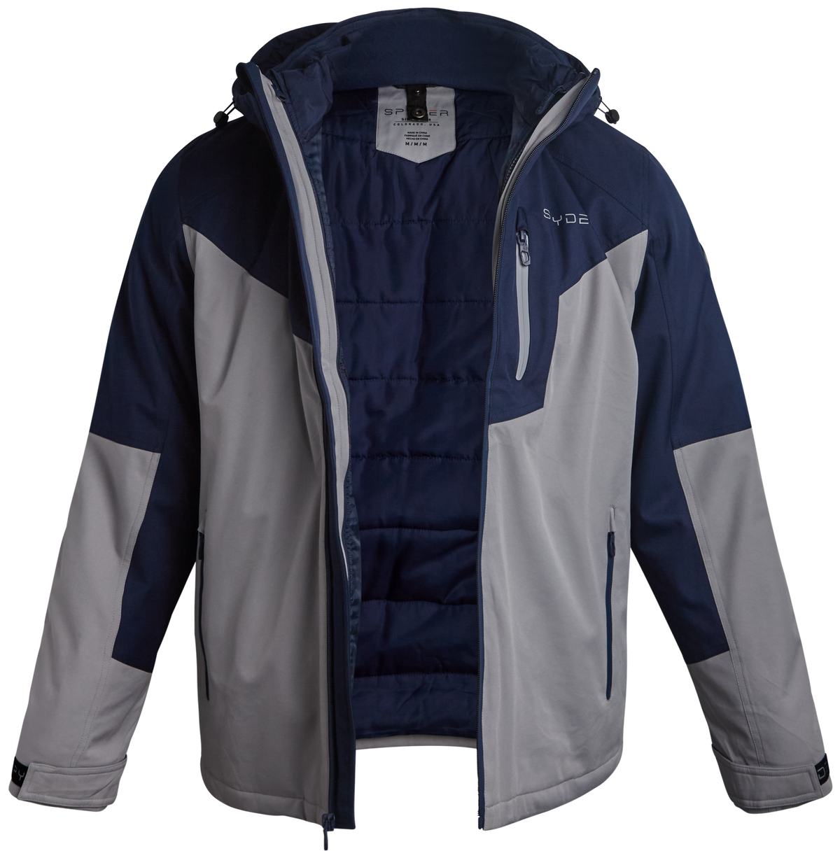 Mens 3 in 1 Jacket - Pewter