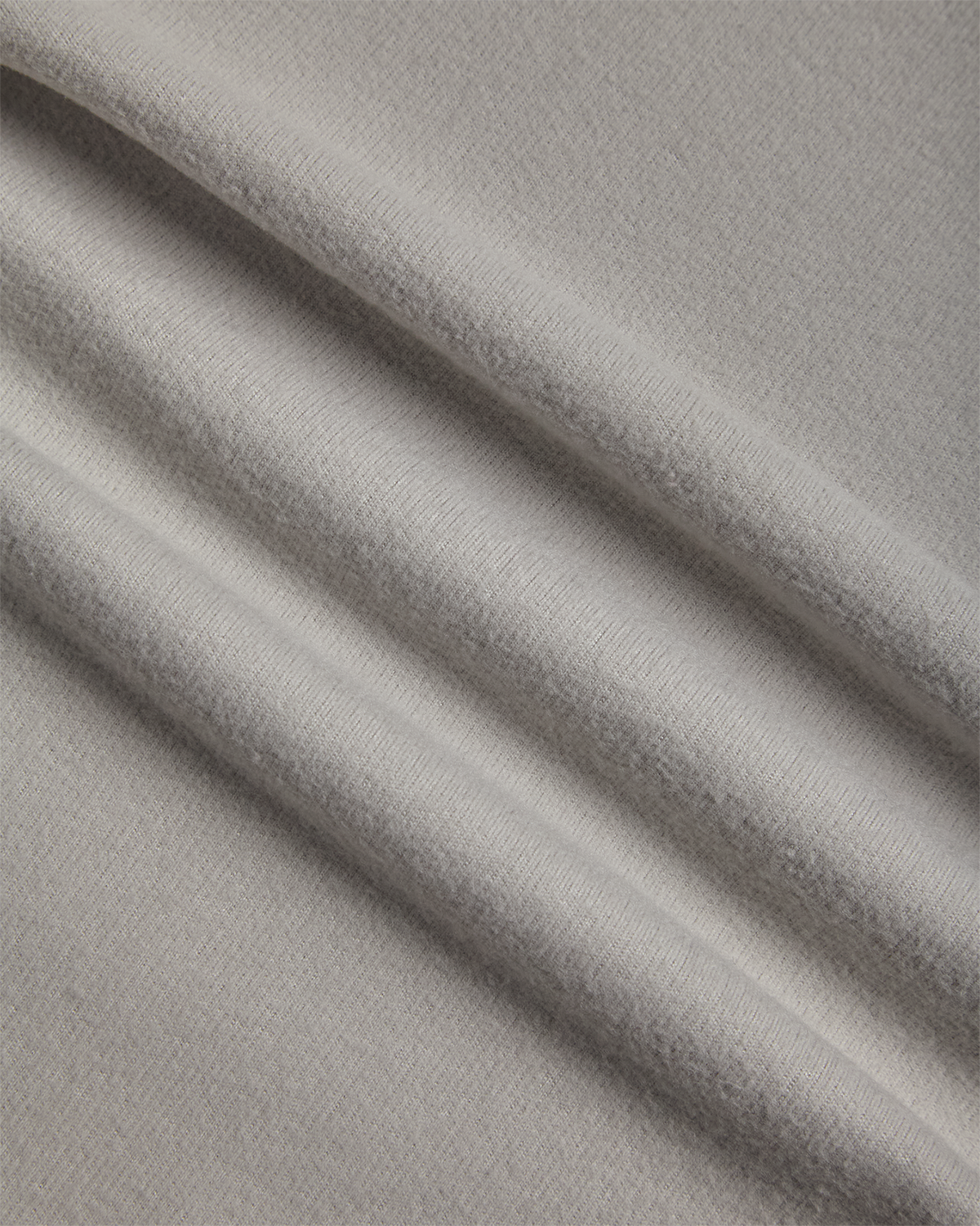Men's Brushed Vertical Stripe Quarter Zip - Heather Grey
