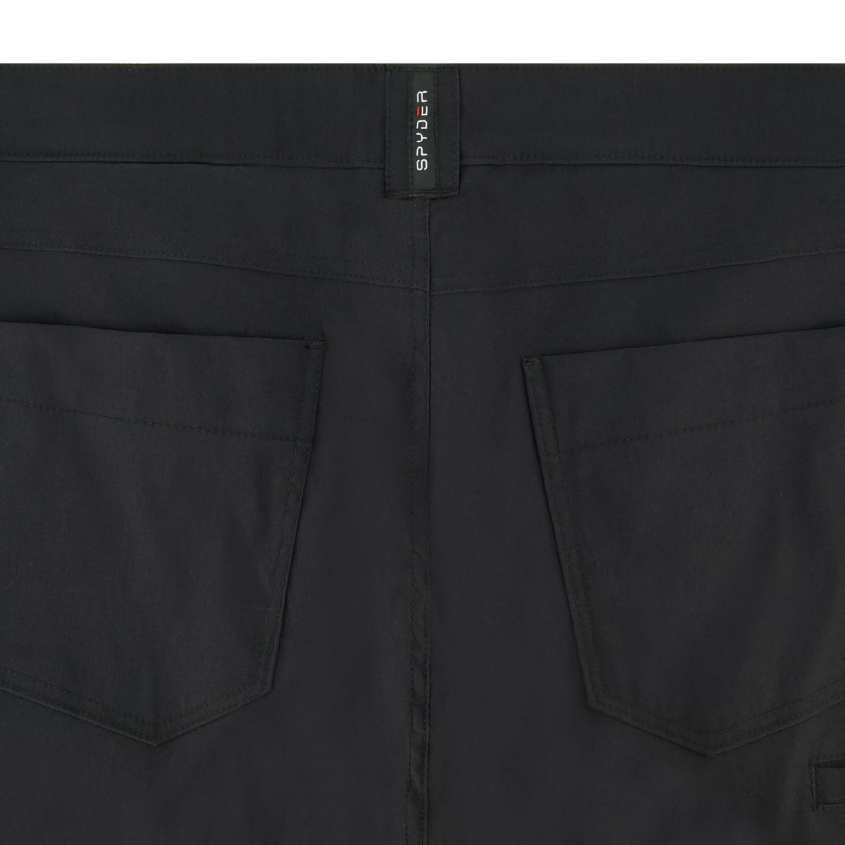 Men's Fleece Lined Five Pocket Pants - Black