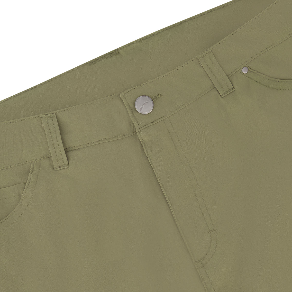 Men's Fleece Lined Five Pocket Pants - Olive